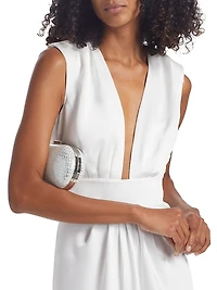 Quinn V-Neck Satin Gown