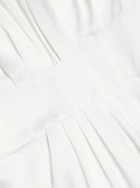 Quinn V-Neck Satin Gown