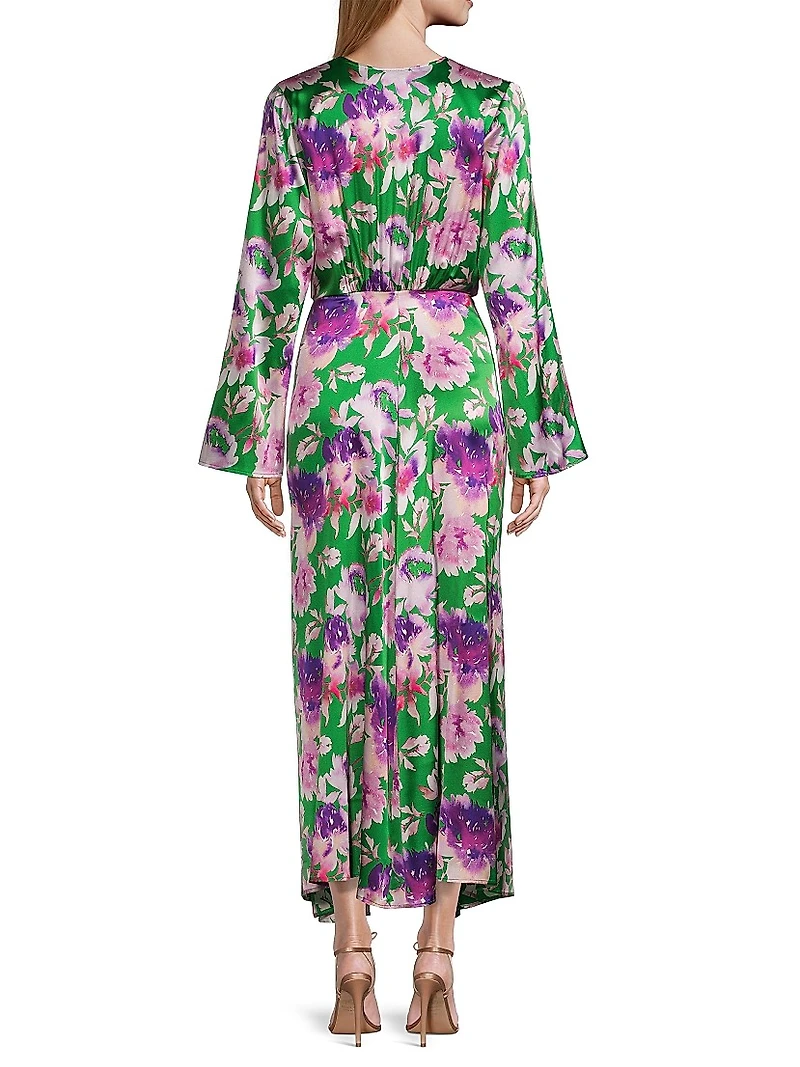Yvonne Floral Tie-Front Dress