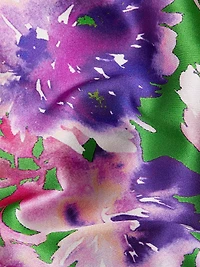 Yvonne Floral Tie-Front Dress