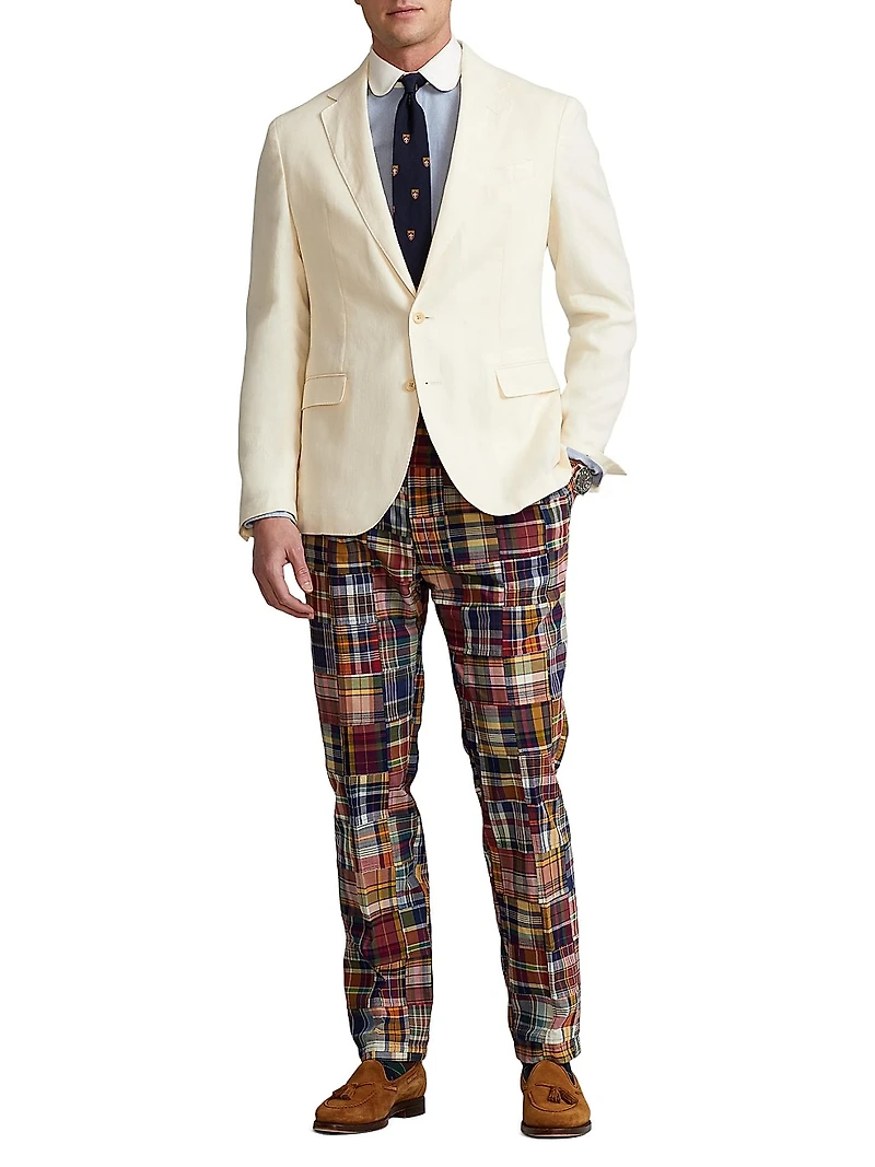 Linen Single-Breasted Sportscoat