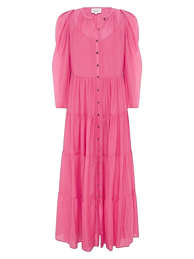 Willa Cotton & Silk Maxi Dress