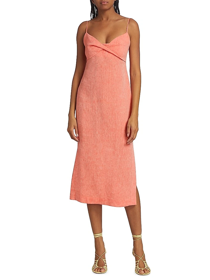 Linen Slip Dress