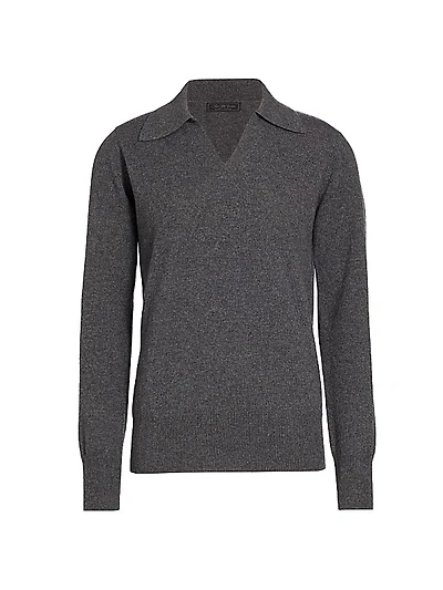 Cashmere Polo Sweater