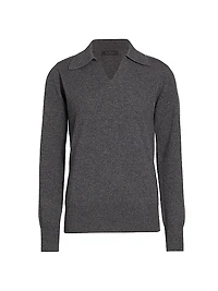 Cashmere Polo Sweater