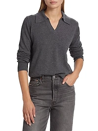 Cashmere Polo Sweater