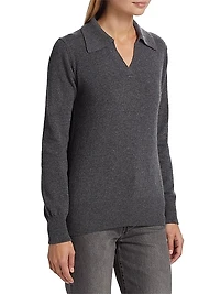 Cashmere Polo Sweater