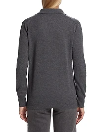 Cashmere Polo Sweater
