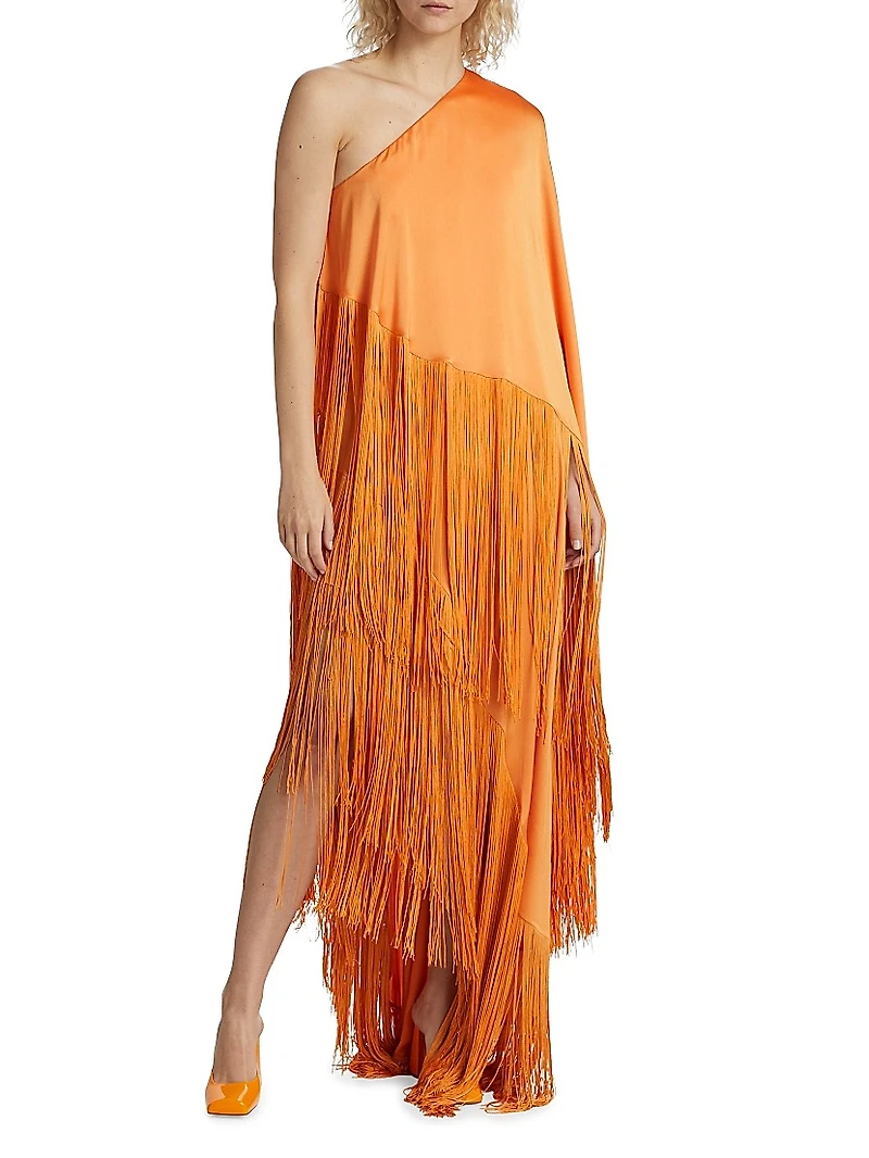 Tiered Asymmetric Gown