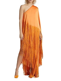 Tiered Asymmetric Gown