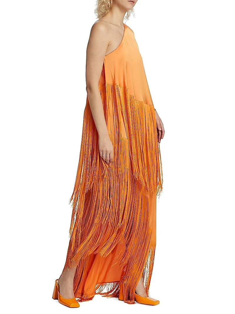 Tiered Asymmetric Gown