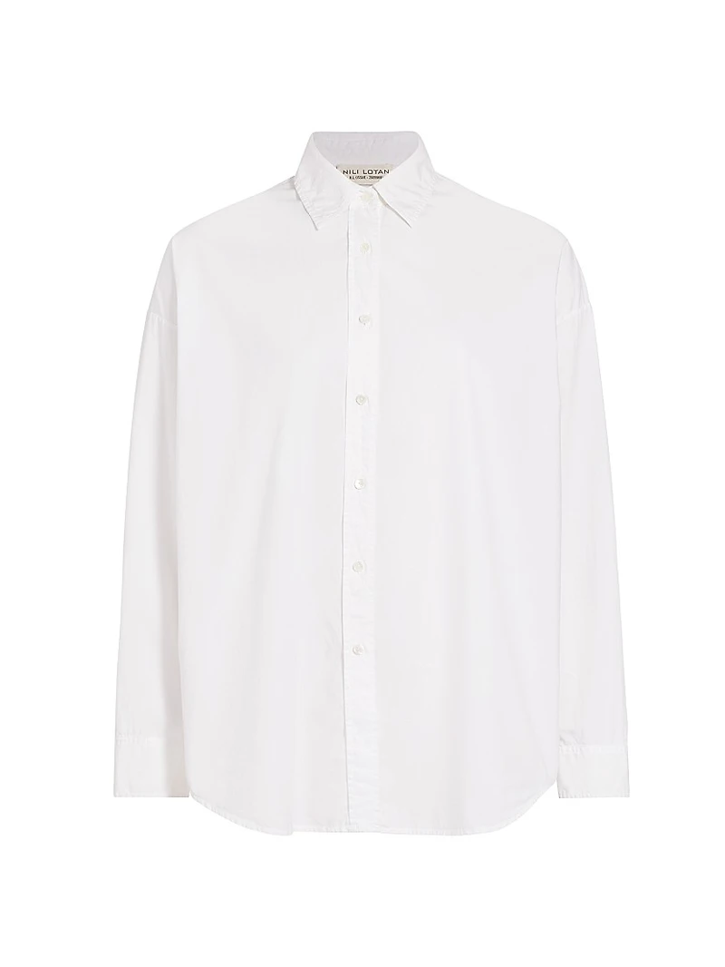 Mael Oversized Button-Front Shirt
