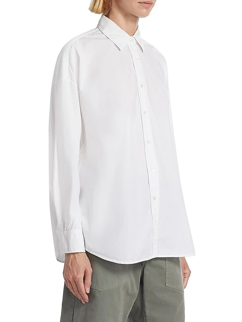 Mael Oversized Button-Front Shirt