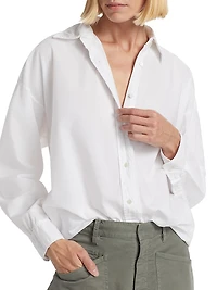 Mael Oversized Button-Front Shirt