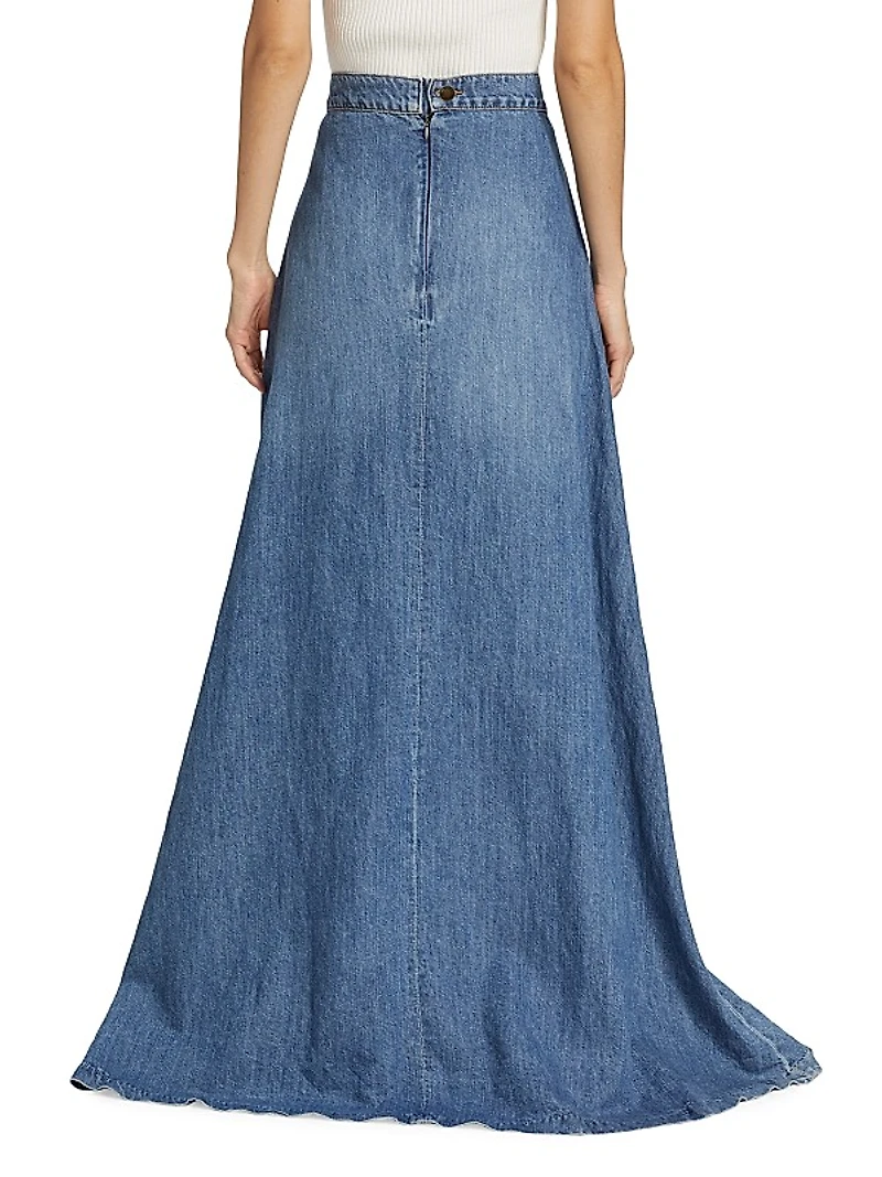 Astrid Denim Maxi Skirt