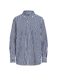 Striped Button-Up Shirt