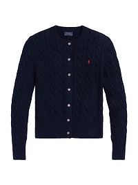 Cable-Knit Cardigan