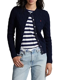 Cable-Knit Cardigan