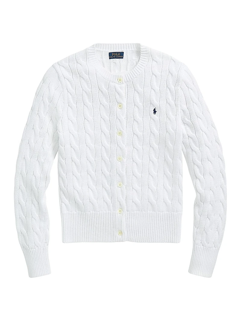 Cable-Knit Cardigan
