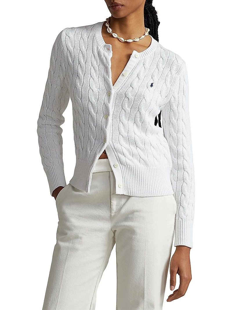 Cable-Knit Cardigan