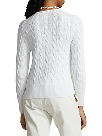 Cable-Knit Cardigan