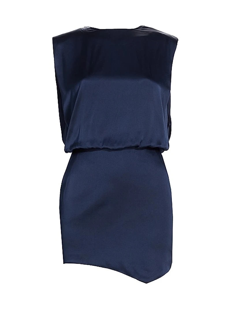 Aisling Silk Satin Minidress