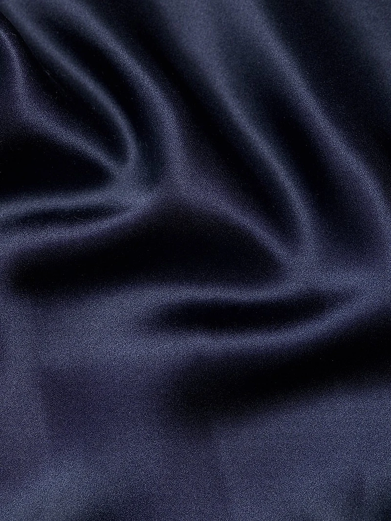 Breeze Silk Tie-Back Midi-Dress