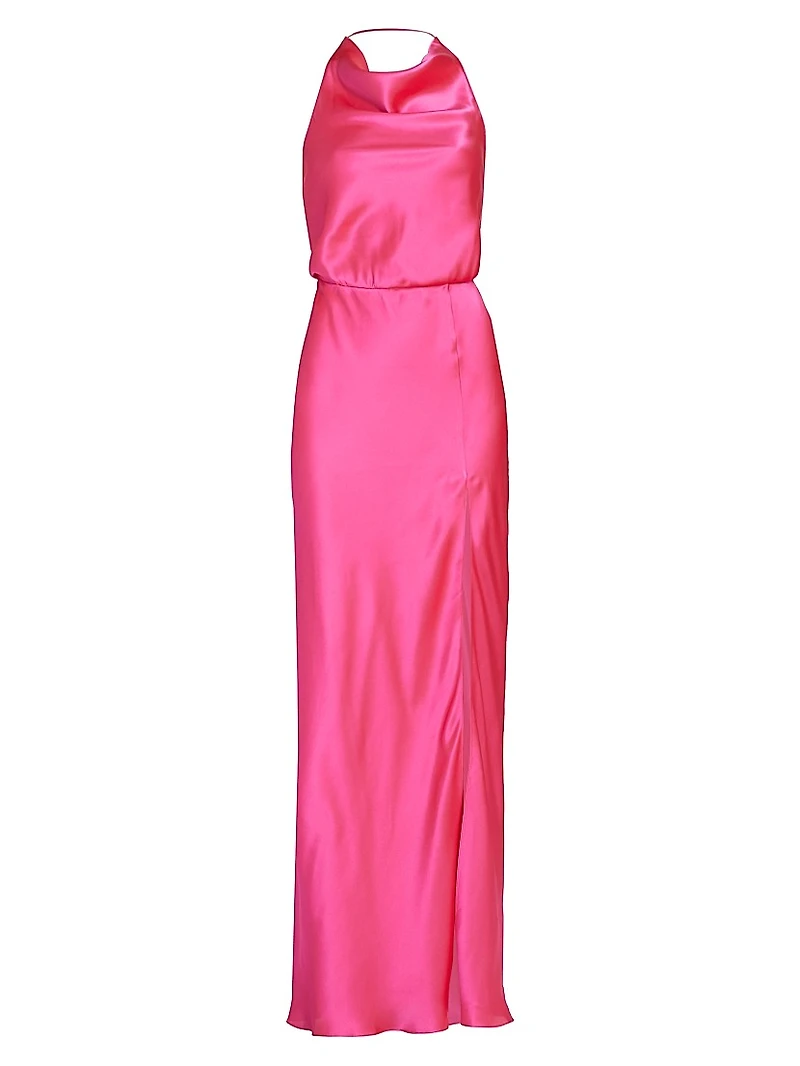 Aurela Silk Maxi Dress