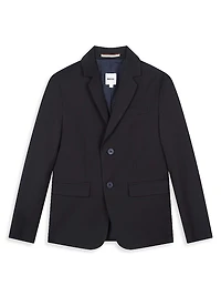 Little Boy's & Notch Lapel Wool-Blend Suit Jacket