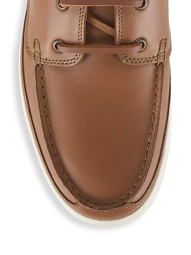 Trevis Leather Boat Shoes