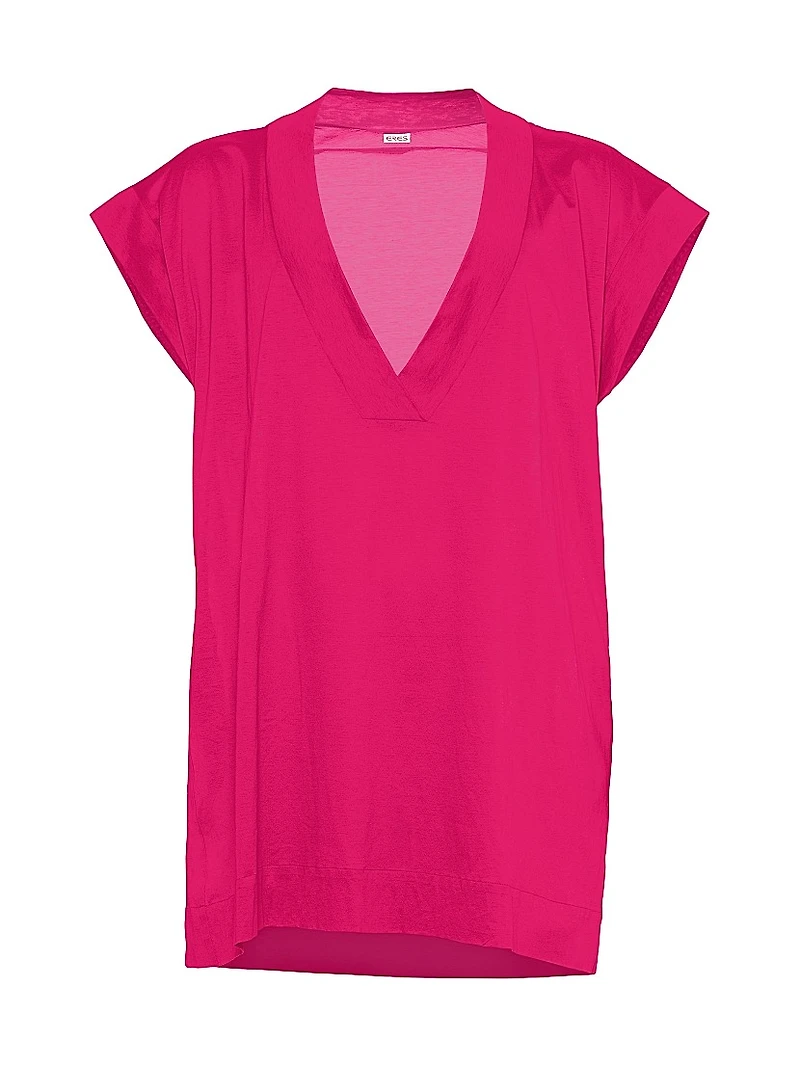 Renee Relaxed V-Neck Cover-Up