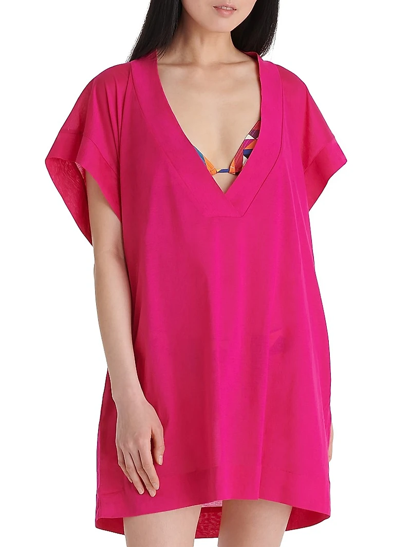 Renee Relaxed V-Neck Cover-Up