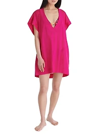 Renee Relaxed V-Neck Cover-Up