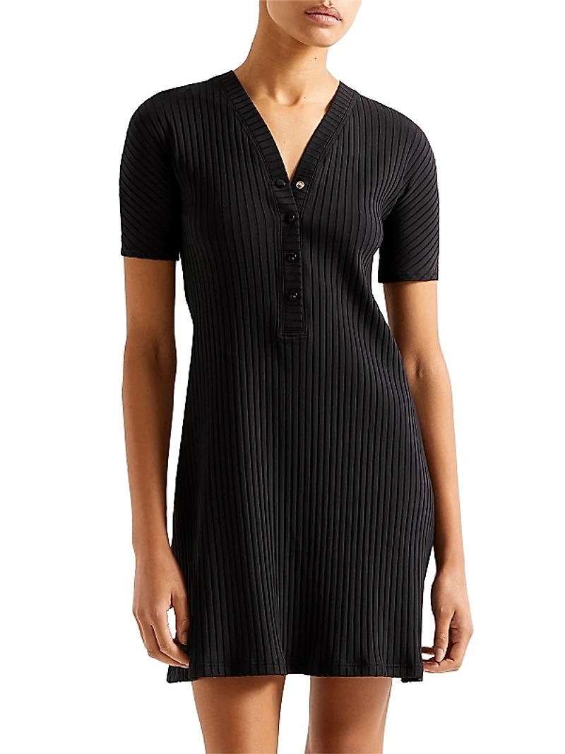 Tonic Rib-Knit Minidress