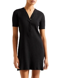 Tonic Rib-Knit Minidress