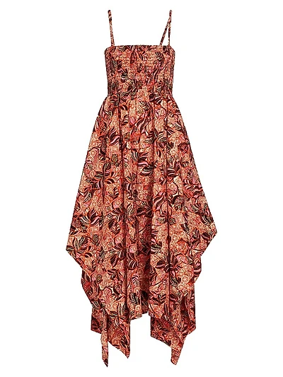 Adriana Handkerchief-Hem Dress