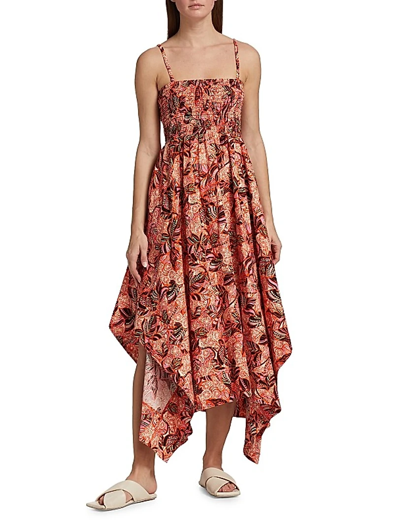Adriana Handkerchief-Hem Dress