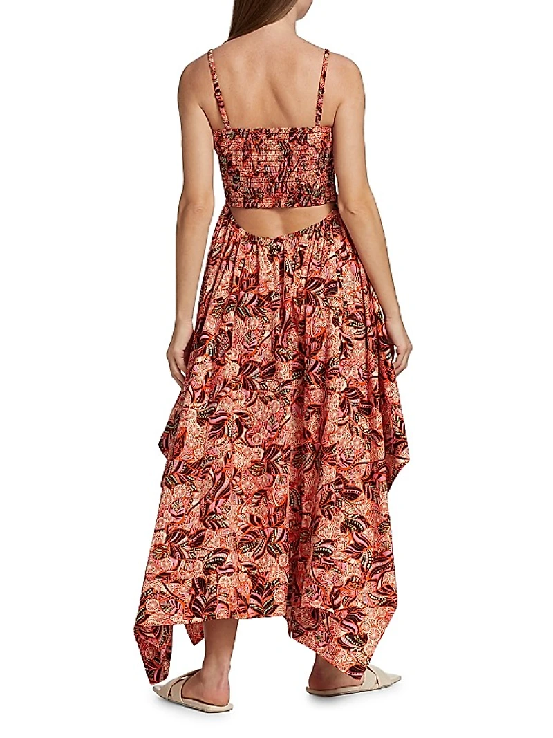 Adriana Handkerchief-Hem Dress