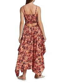 Adriana Handkerchief-Hem Dress