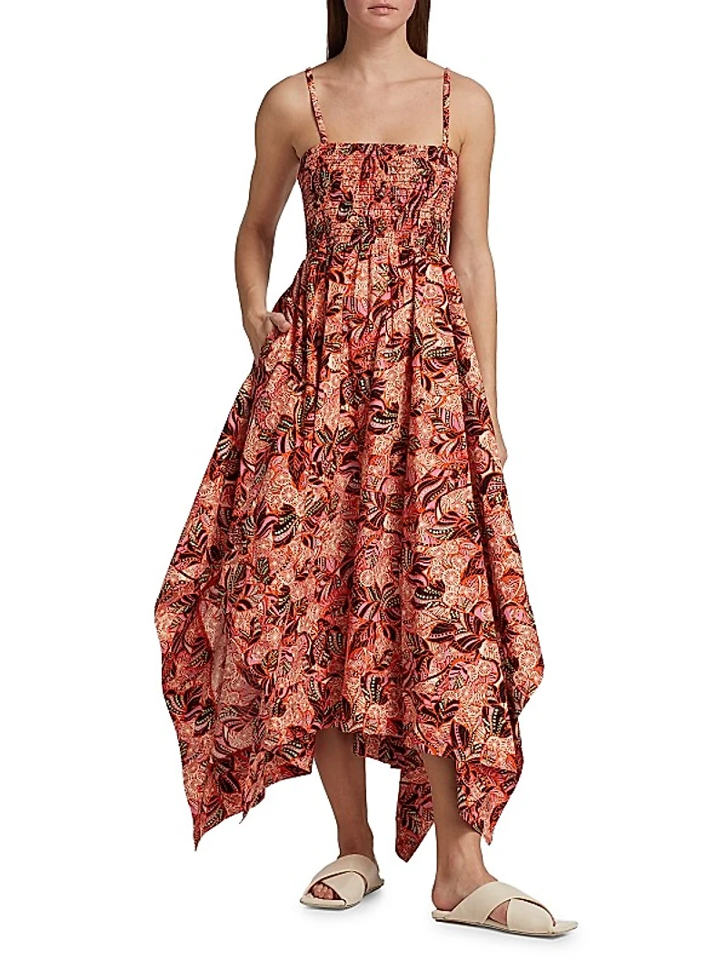 Adriana Handkerchief-Hem Dress