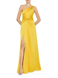 Gloria Twist Column Gown