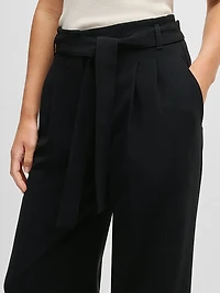 Relaxed-Fit Trousers Crease-Resistant Japanese Crepe