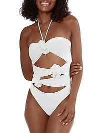 Trinitaria One-Piece Cut-Out Swimsuit
