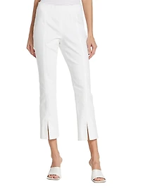 Laurie Stretch Denim Straight Crop Jeans