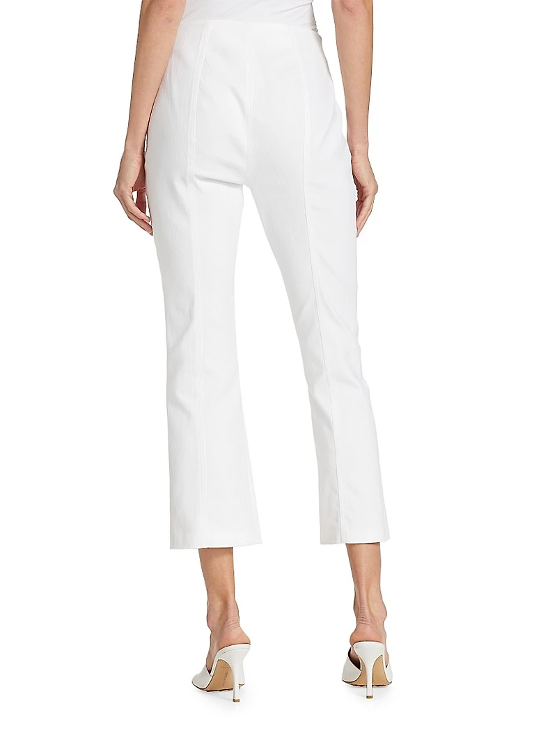 Laurie Stretch Denim Straight Crop Jeans