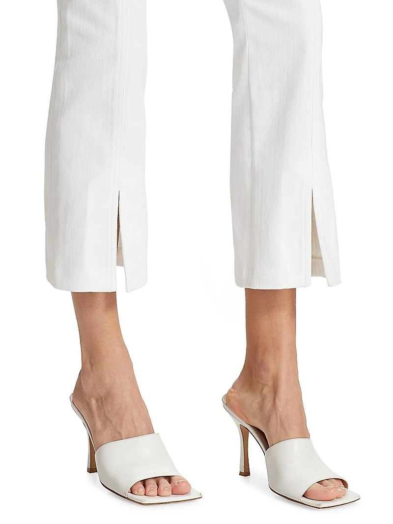 Laurie Stretch Denim Straight Crop Jeans