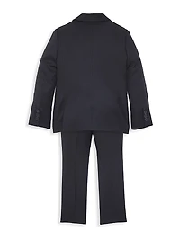 Little Boy's & Boy's Essential Notch Lapel Wool Suit
