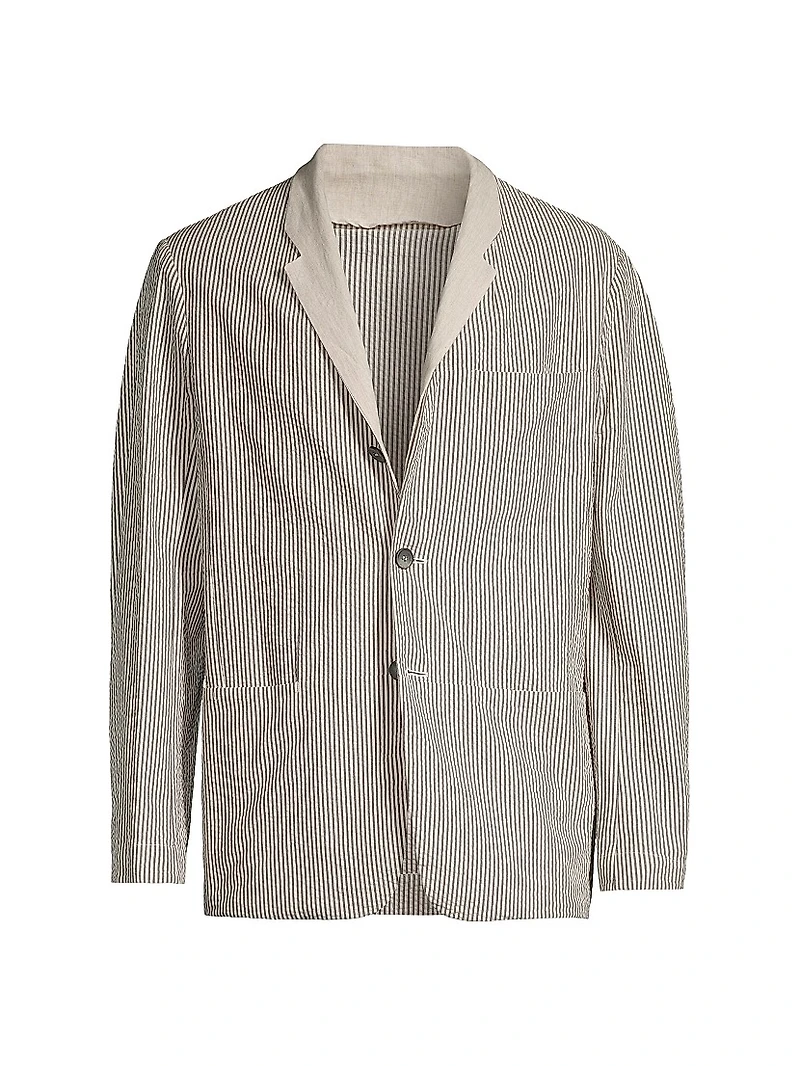 Ellen Seersucker Blazer