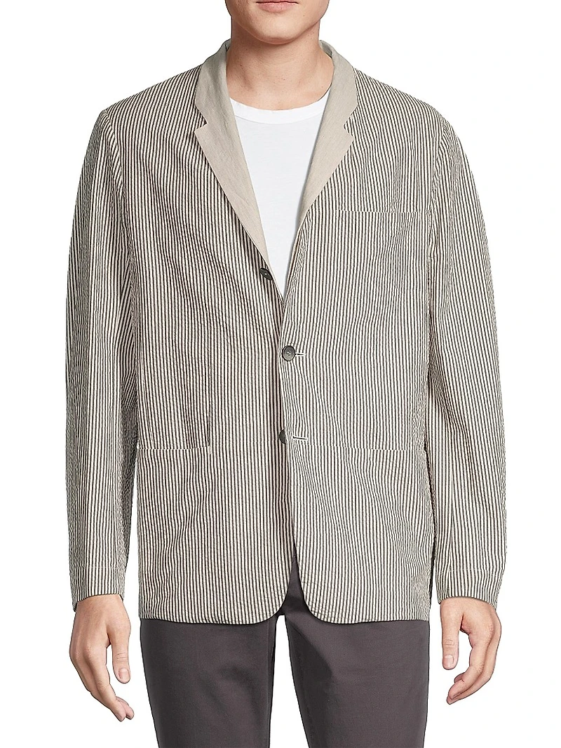 Ellen Seersucker Blazer