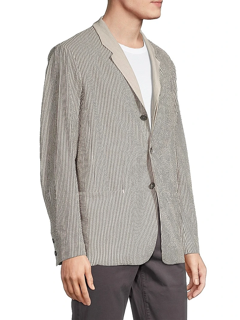 Ellen Seersucker Blazer